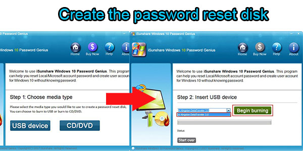 password-recovery-tool-Windows-10-reset disk