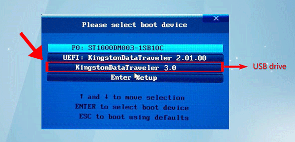 boot locked laptop from disk