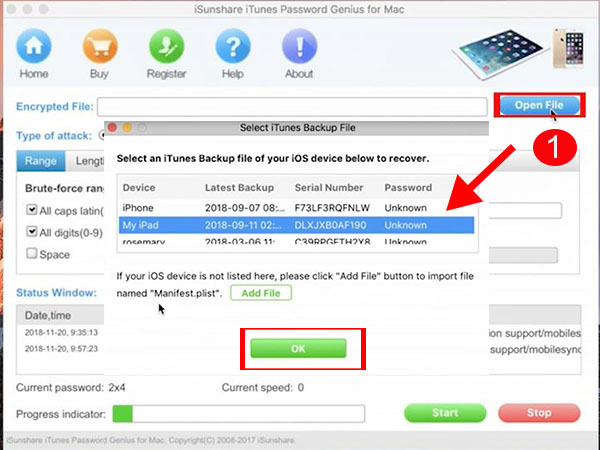 How to unlock encrypted iPhone backup